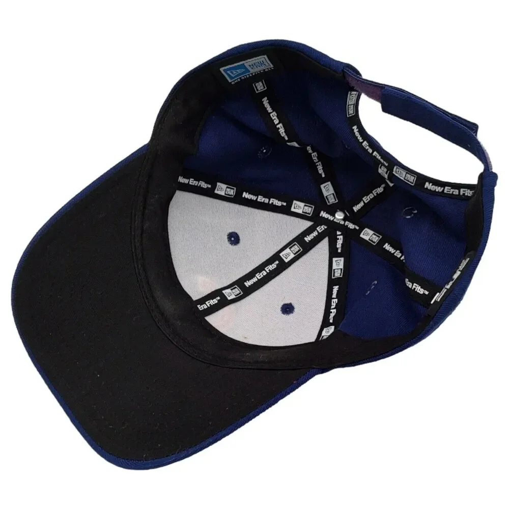 Clean New Era Chicago Cubs Blue Cap Hat Genuine Merchandise Acrylic/Wood Blend